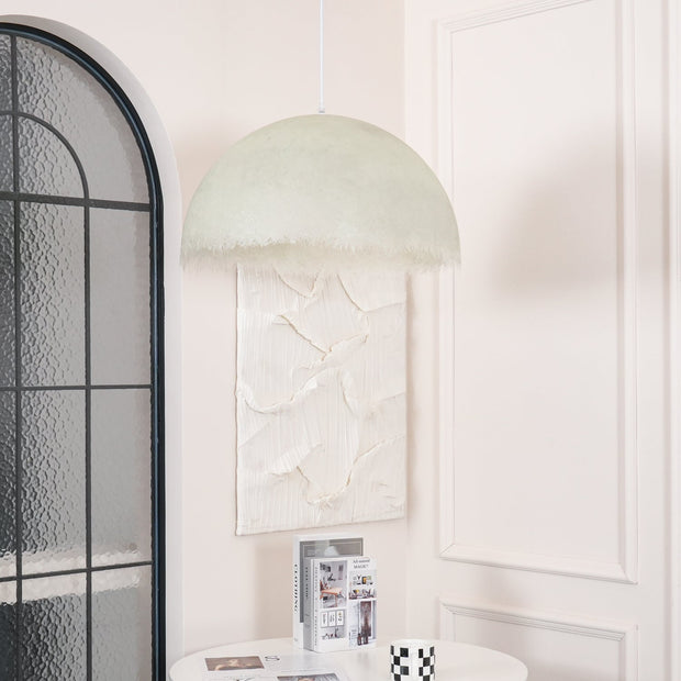 Contemporary pendant lamp ZNTS – Elegant LED lighting in resin and metal