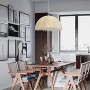 Contemporary pendant lamp ZNTS – Elegant LED lighting in resin and metal