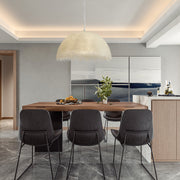 Contemporary pendant lamp ZNTS – Elegant LED lighting in resin and metal