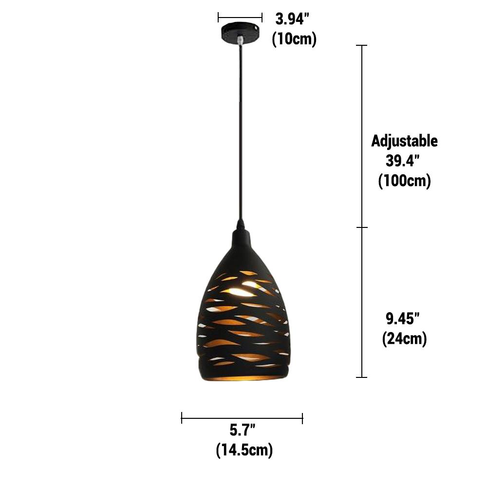 Suspension Vintage Besson – Lampe en métal intemporelle inspirée des designs de lanternes classiques
