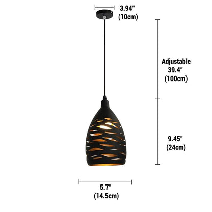Suspension Vintage Besson – Lampe en métal intemporelle inspirée des designs de lanternes classiques