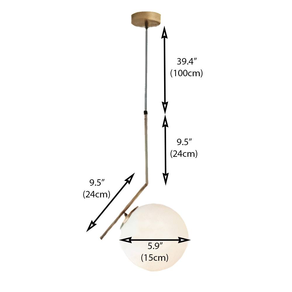 Suspension Élégante et Chic – Design Métallique Contemporain avec un Écrin en Verre Éblouissant