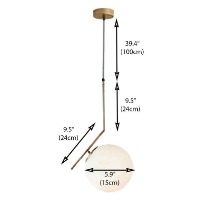 Suspension Élégante et Chic – Design Métallique Contemporain avec un Écrin en Verre Éblouissant