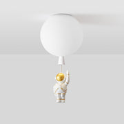 Dazzling Astronaut Moon LED Pendant Light – A One-of-a-Kind Space-Inspired Ceiling Light