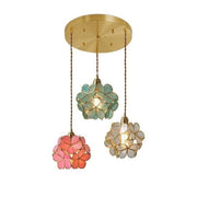 Vintage-inspired petal-shaped glass pendant – Timeless elegance for contemporary spaces