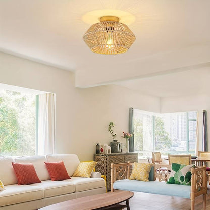 Suspension Bohème Charmante – Éclairage Artisanal pour une Ambiance Conviviale et Éclectique