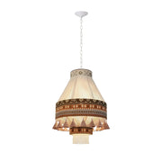Bright Bohemian Chic Fringe Pendant – Hanging Lamp Inspired by Tribes with Elegant Style and Graceful Fringes