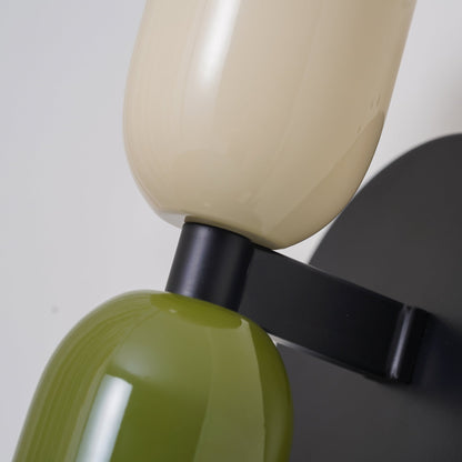 Applique murale ajustable élégante et stylée avec deux ampoules – Disponible en plusieurs couleurs