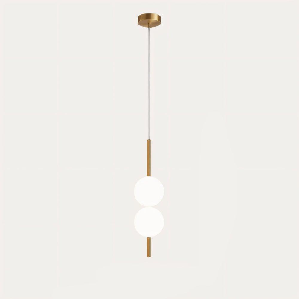 Suspension Afzal en verre et métal – Charme scandinave pour espaces contemporains