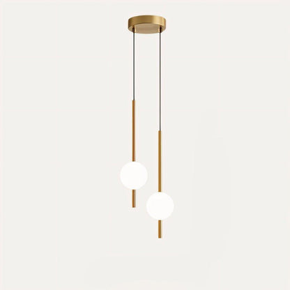 Suspension Afzal en verre et métal – Charme scandinave pour espaces contemporains