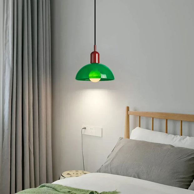 Suspension LED en verre moderne et épurée – Éclairage élégant de 40W pour des espaces chics