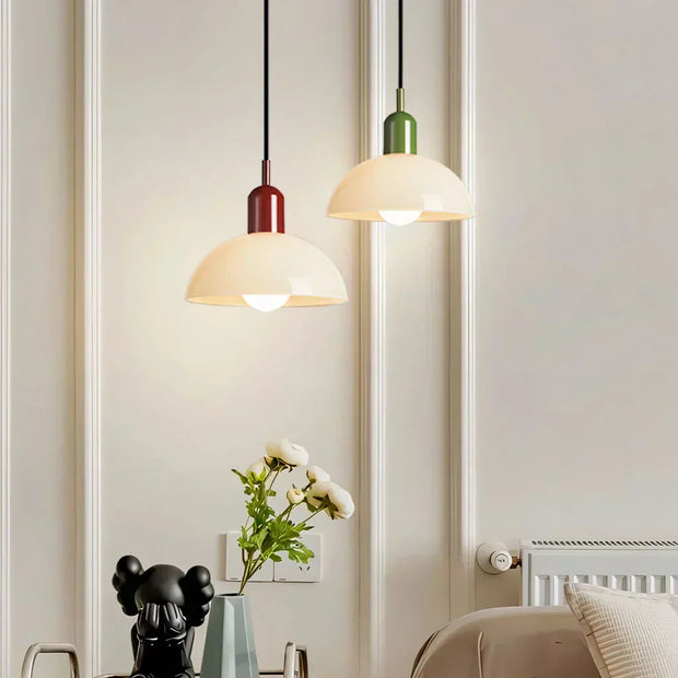Suspension LED en verre moderne et épurée – Éclairage élégant de 40W pour des espaces chics