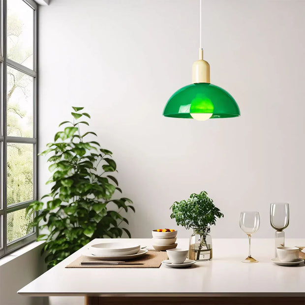 Suspension LED en verre moderne et épurée – Éclairage élégant de 40W pour des espaces chics