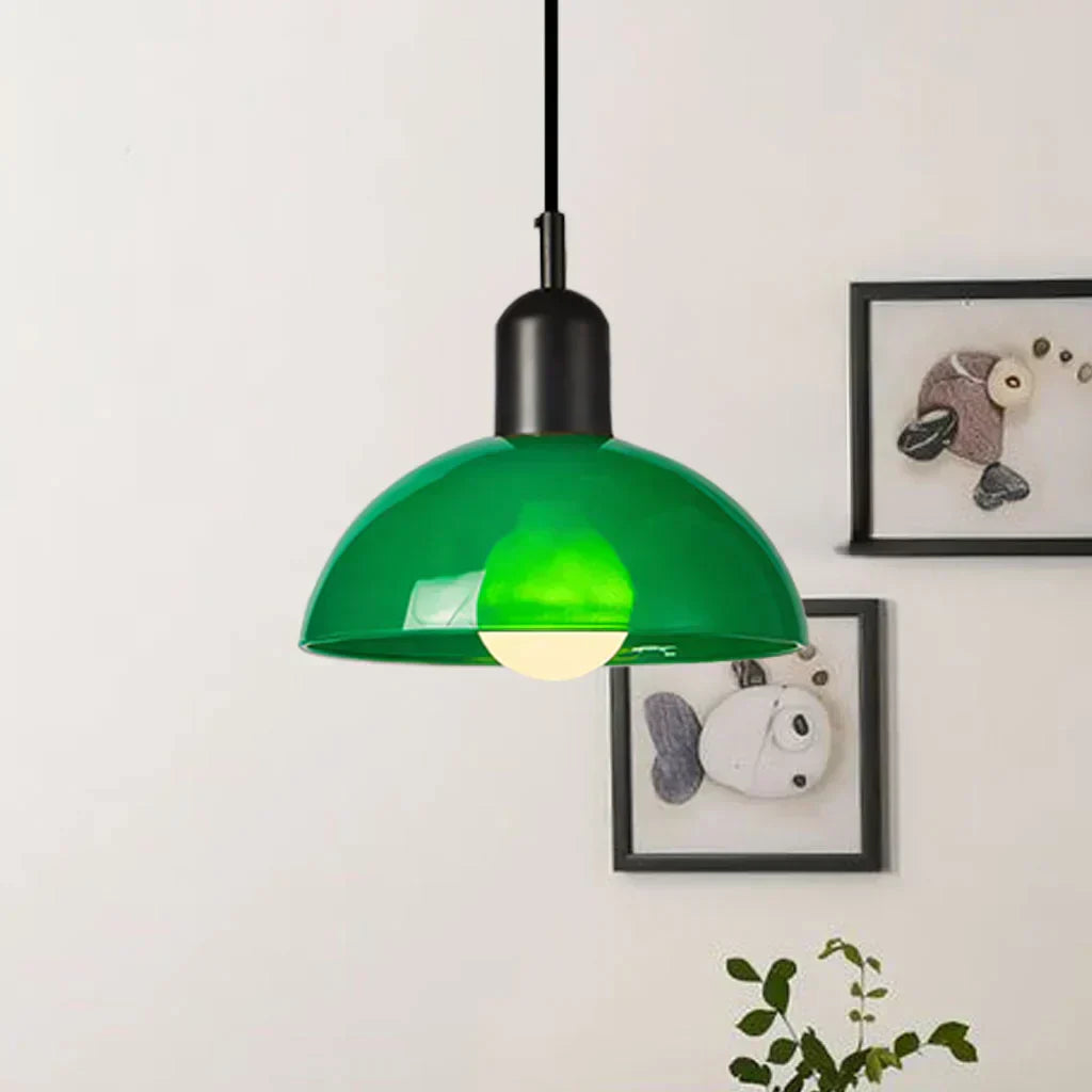 Suspension LED en verre moderne et épurée – Éclairage élégant de 40W pour des espaces chics
