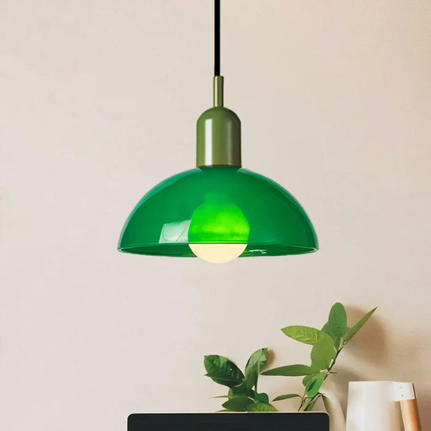Suspension LED en verre moderne et épurée – Éclairage élégant de 40W pour des espaces chics
