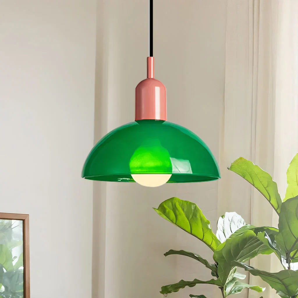 Suspension LED en verre moderne et épurée – Éclairage élégant de 40W pour des espaces chics