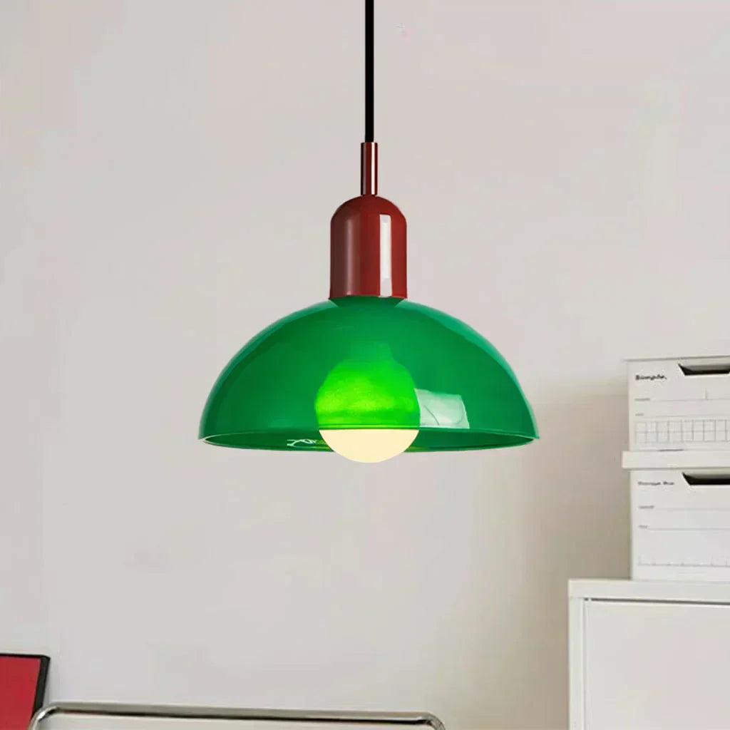 Suspension LED en verre moderne et épurée – Éclairage élégant de 40W pour des espaces chics