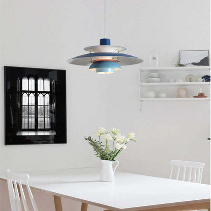 Eclairage suspendu LED Morandi élégant – Applique en métal coloré au design moderne