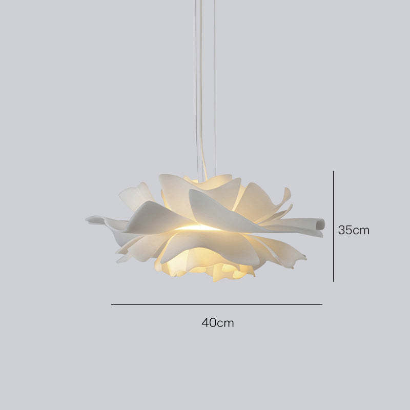 Suspension Élégante Bella Fleur – Lampe en Métal et Acrylique au Motif Floral Magnifique