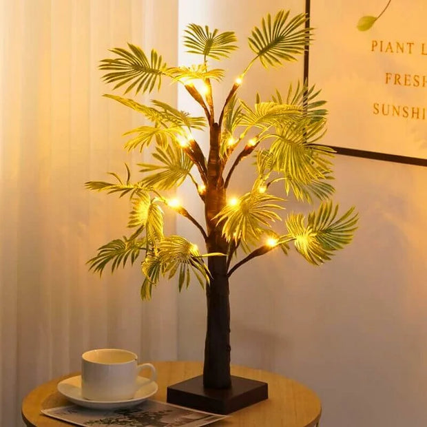 Enchanting LED Palm Tree Christmas Garland - Party Lights to Enhance Your Celebration