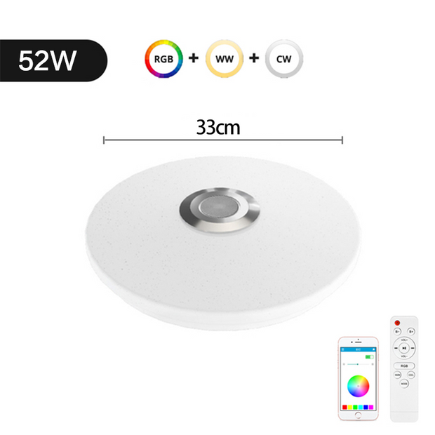 Modern Smart RGB Ceiling Light - Dynamic Multicolor Lighting Controlled by Smartphone!