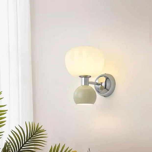 Elegant Cream LED Wall Sconce – Energy-Efficient Accent Light for Your Living Room and Bedroom