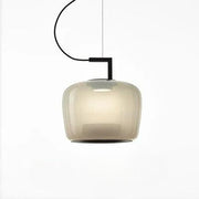 Modern Elegant LED Chandelier - Glass and Aluminum Design for Your Kitchen and Dining Room
