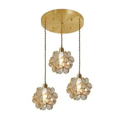 Vintage-inspired petal-shaped glass pendant – Timeless elegance for contemporary spaces