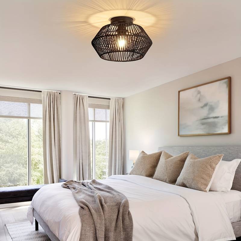 Suspension Bohème Charmante – Éclairage Artisanal pour une Ambiance Conviviale et Éclectique