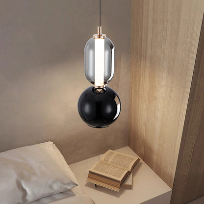 Suspension Scandinave Élégante – Lampe Minimaliste Élégante Fabriquée en Verre et Fer