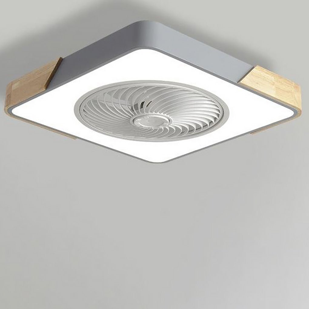 Ventilateur de plafond LED ultra-silencieux avec éclairage intégré – Élégant et économe en énergie