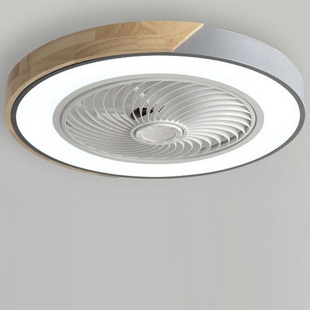 Ventilateur de plafond LED ultra-silencieux avec éclairage intégré – Élégant et économe en énergie