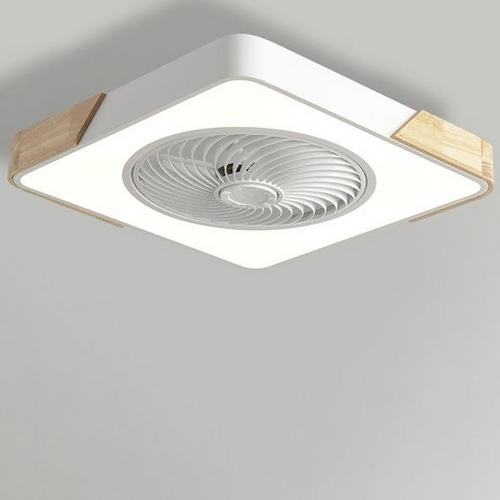 Ventilateur de plafond LED ultra-silencieux avec éclairage intégré – Élégant et économe en énergie