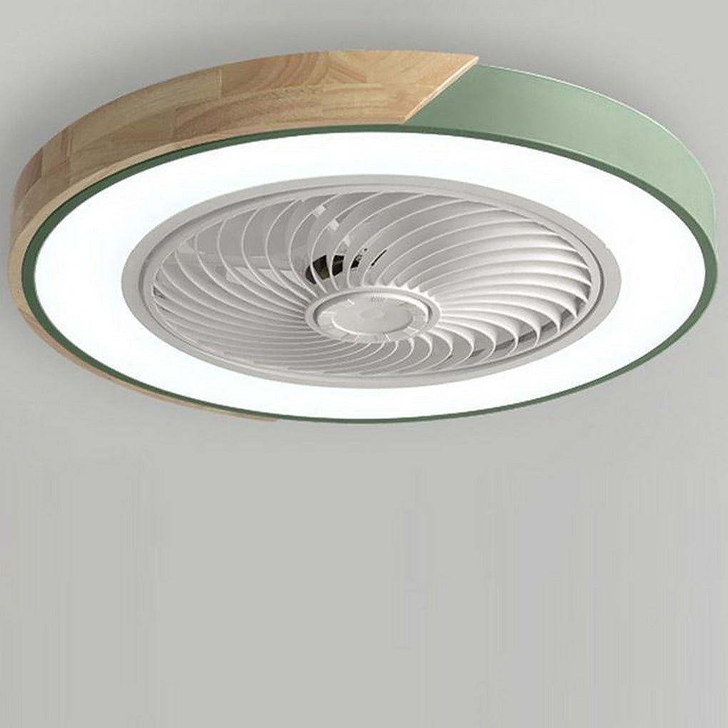 Ventilateur de plafond LED ultra-silencieux avec éclairage intégré – Élégant et économe en énergie