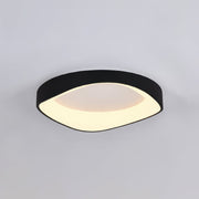 Chic Scandinavian LED ceiling light – Elegant wood and metal aesthetic with a soft glow