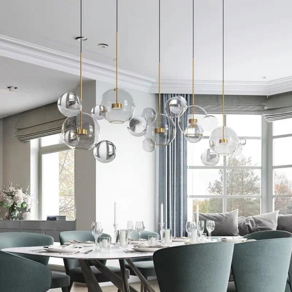 Bolle Pendant – Chic Spherical Lamp with Superb LED Lighting