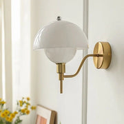 Mushroom Cream Wall Sconce – Embrace Natural Elegance with Comfortable Ambient Light