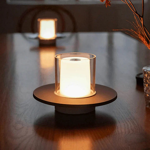 Elegant LED candle lamp with smart induction base – Perfect for a safe and comfortable ambiance