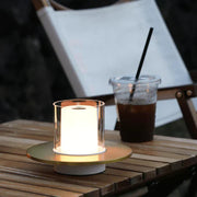 Elegant LED candle lamp with smart induction base – Perfect for a safe and comfortable ambiance