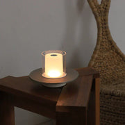 Elegant LED candle lamp with smart induction base – Perfect for a safe and comfortable ambiance