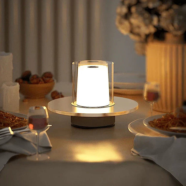 Elegant LED candle lamp with smart induction base – Perfect for a safe and comfortable ambiance