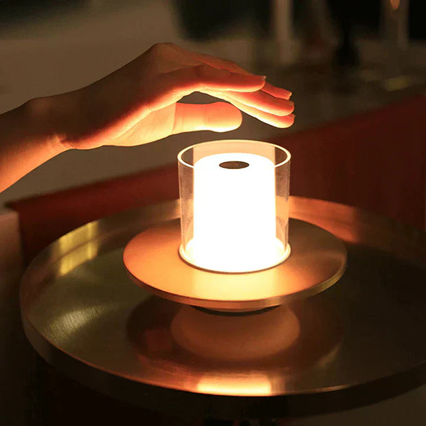 Elegant LED candle lamp with smart induction base – Perfect for a safe and comfortable ambiance