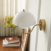 Mushroom Cream Wall Sconce – Embrace Natural Elegance with Comfortable Ambient Light