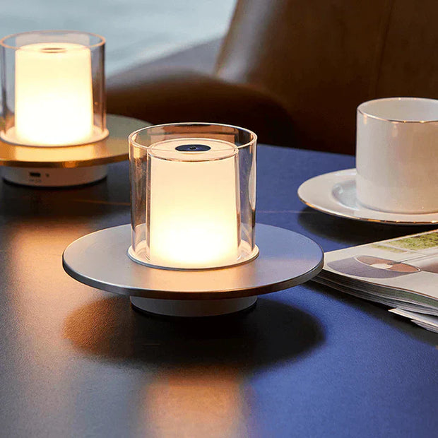 Elegant LED candle lamp with smart induction base – Perfect for a safe and comfortable ambiance