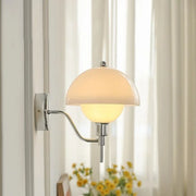 Mushroom Cream Wall Sconce – Embrace Natural Elegance with Comfortable Ambient Light