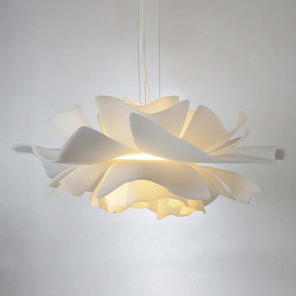 Suspension Élégante Bella Fleur – Lampe en Métal et Acrylique au Motif Floral Magnifique