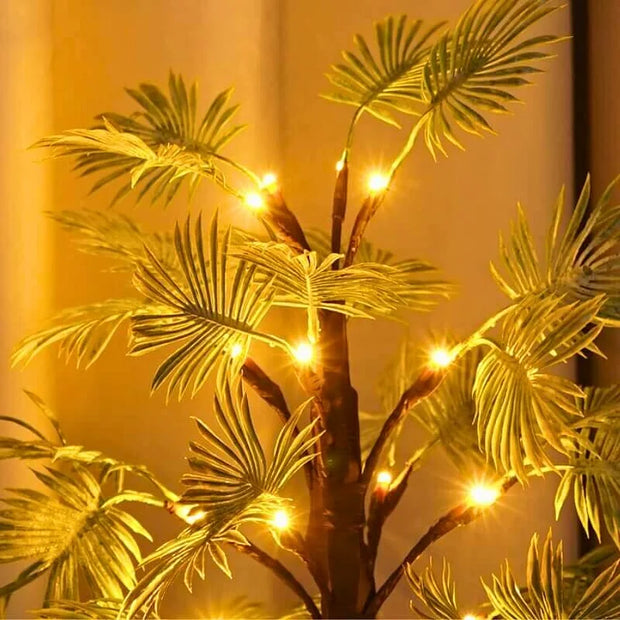 Enchanting LED Palm Tree Christmas Garland - Party Lights to Enhance Your Celebration