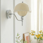 Mushroom Cream Wall Sconce – Embrace Natural Elegance with Comfortable Ambient Light