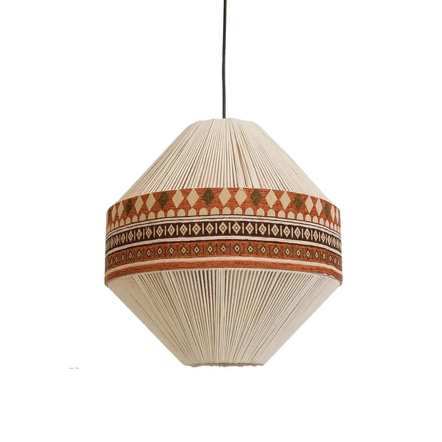 Bright Bohemian Chic Fringe Pendant – Hanging Lamp Inspired by Tribes with Elegant Style and Graceful Fringes