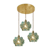 Vintage-inspired petal-shaped glass pendant – Timeless elegance for contemporary spaces